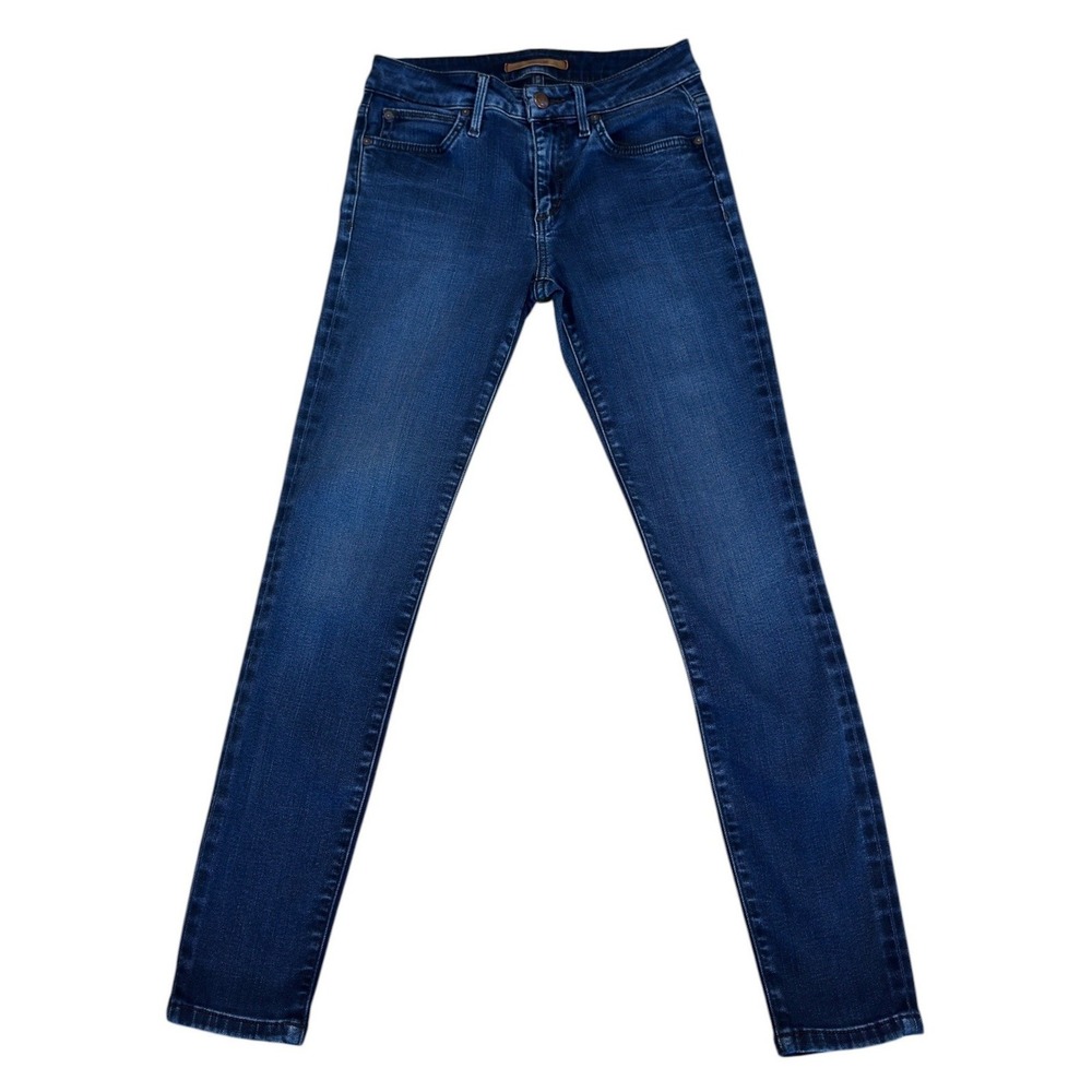 Joe's Jeans Flawless Icon Ankle Skinny Sz 26 Mid Rise Clean Girl Tomboy Chic EUC